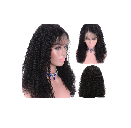 Classic Collection- Brazilian Natural Deep Wave 13x4 Lace Front Wig